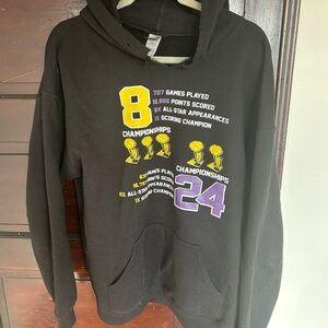 Black Hoodie with Championship Graphics